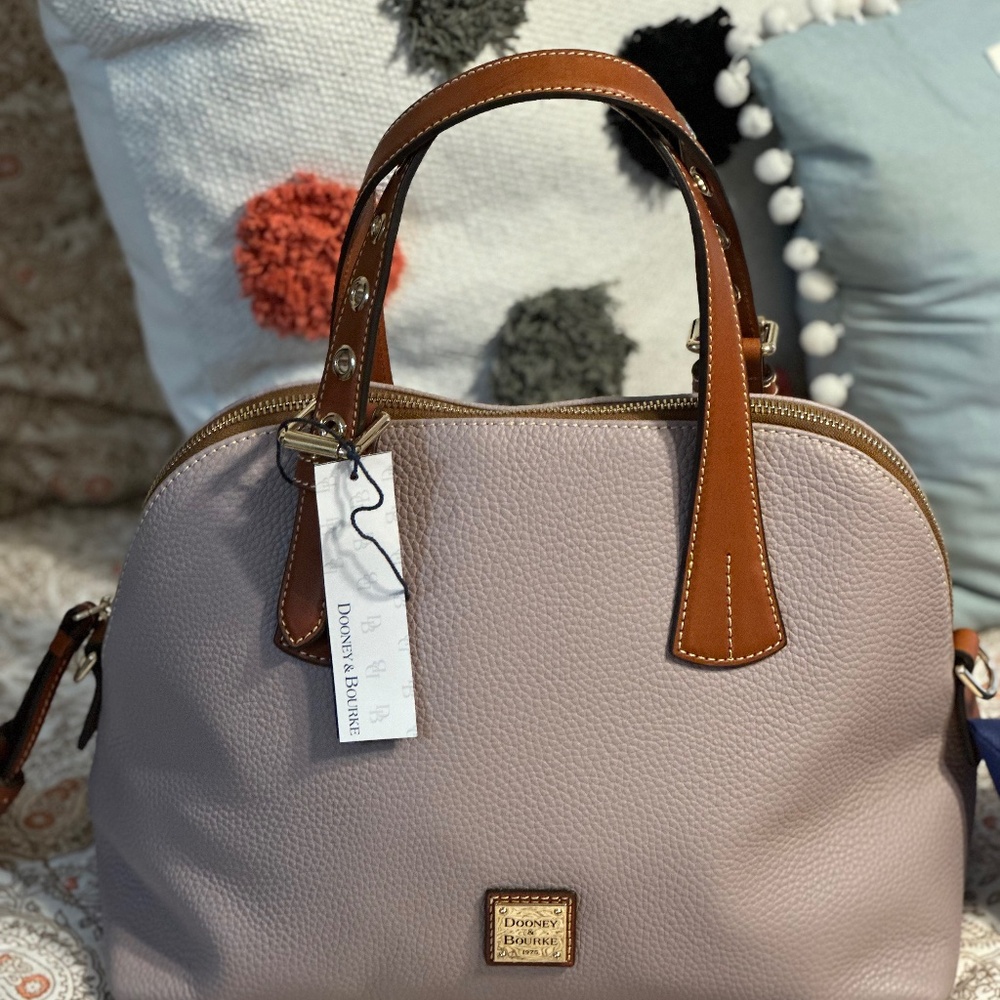 Dooney & Bourke Pebble Grain Small Audrey - Oyster